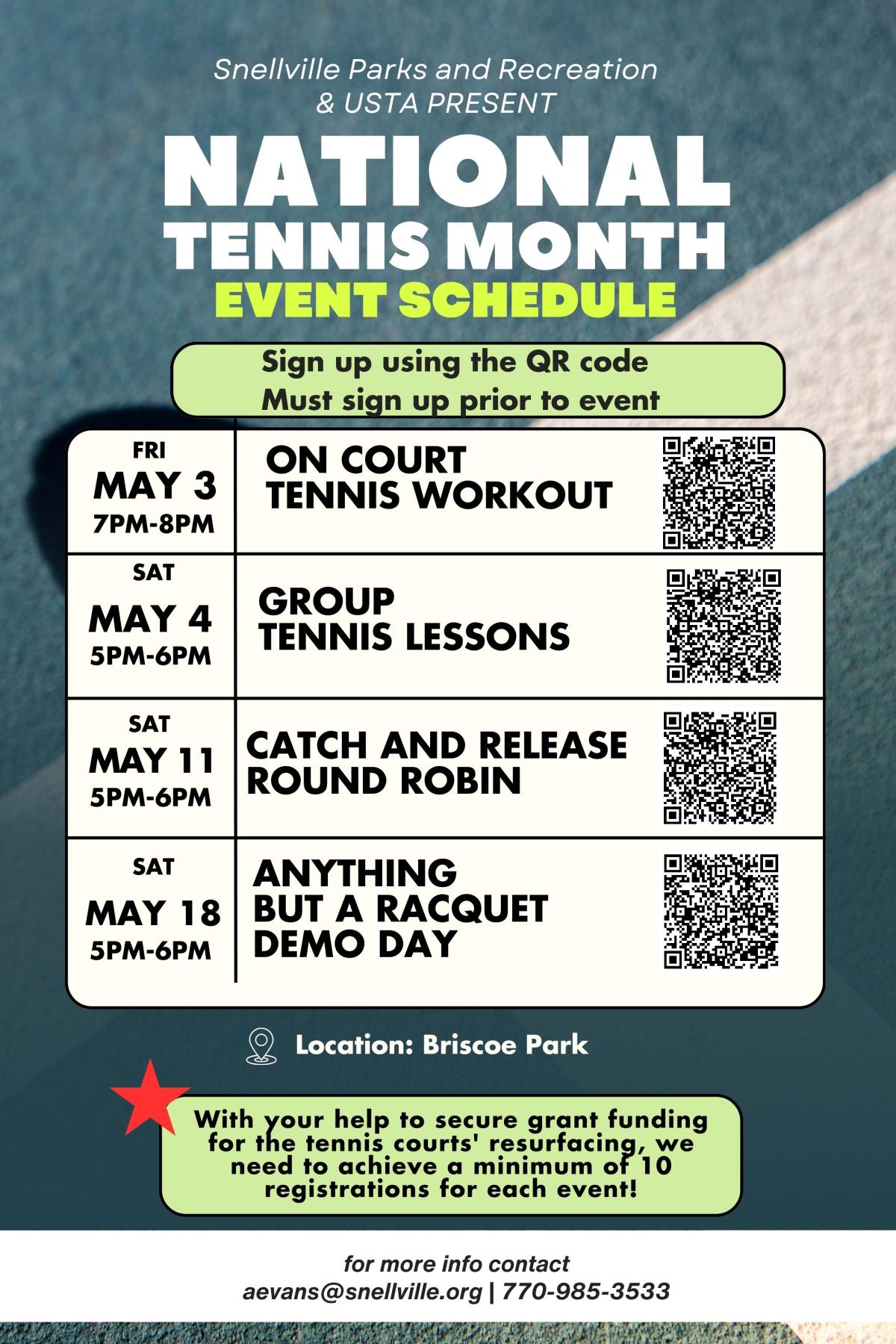 national tennis month