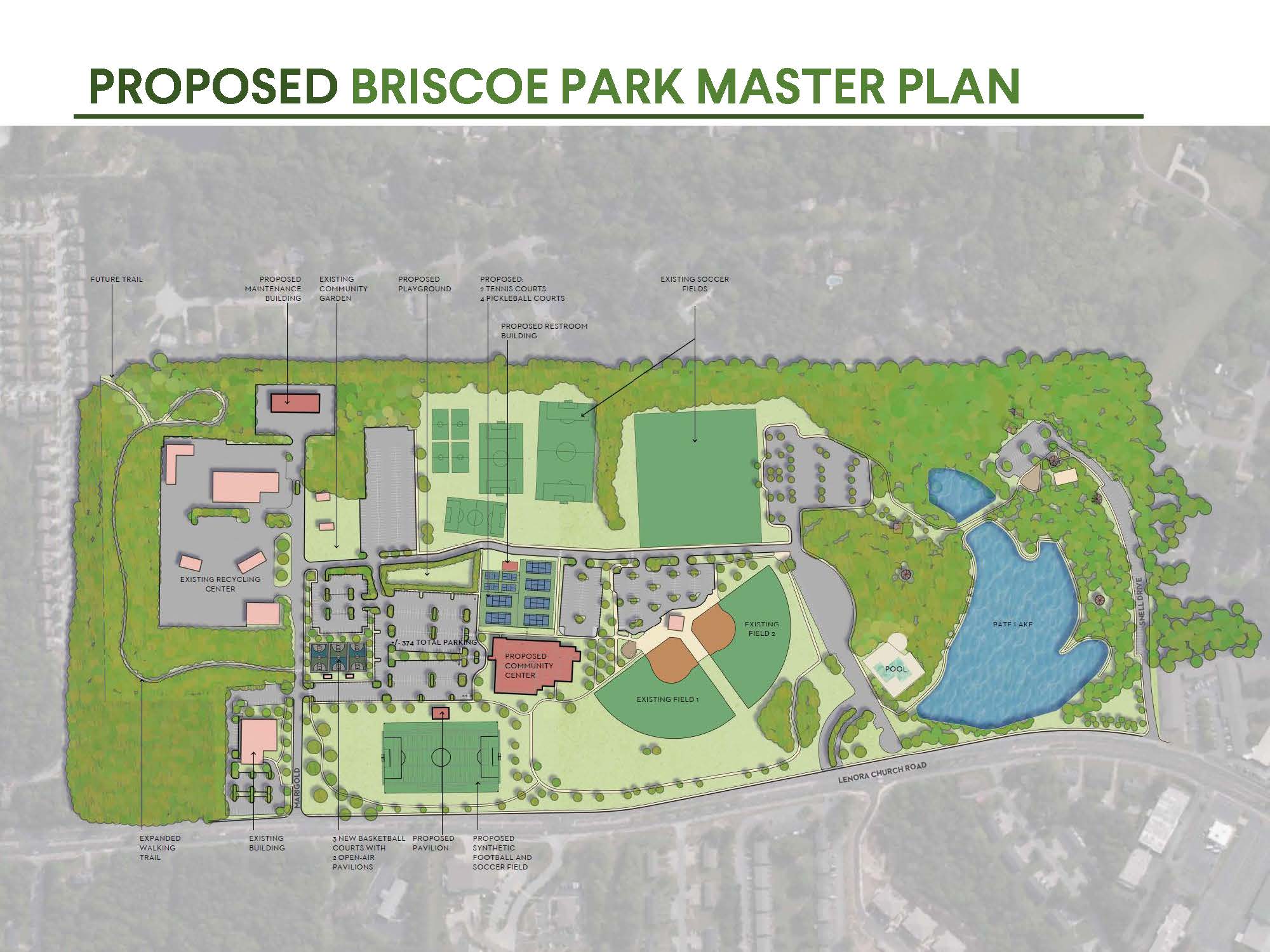 Briscoe Park Master Plan - Phase III