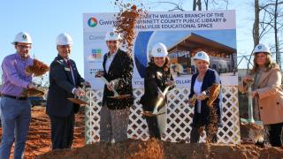 Council breaking ground on library