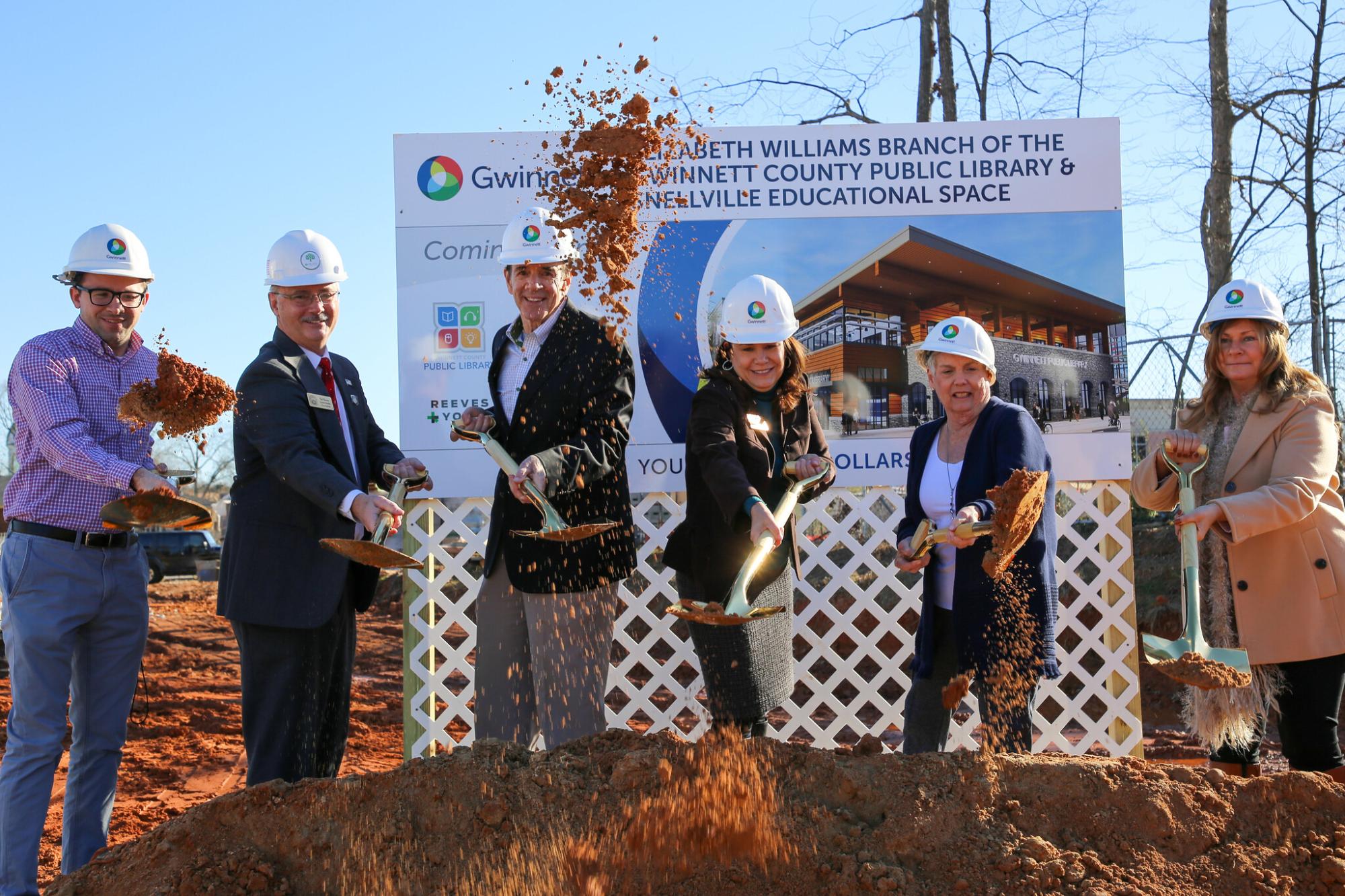 Council breaks ground on new library