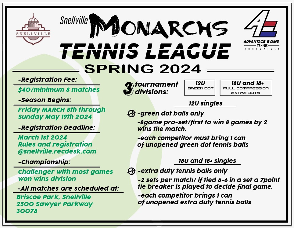 youth tennis league