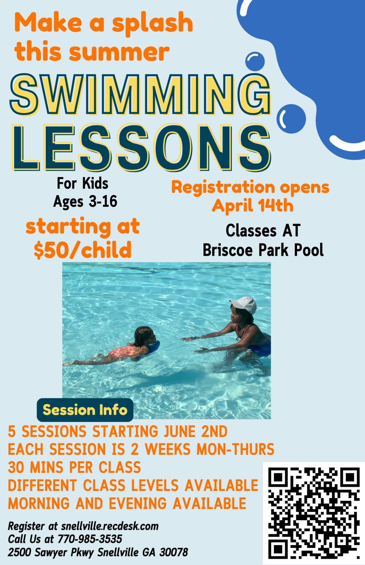 swim lessons